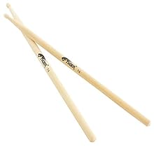 Made from Maple making them lighter, giving you more control when playing and practising Ideal for lighter playing - Jazz, Pop, Fusion Diameter 0.56” - Length 15.5” Acorn tip nylon tip for more defined ping on cymbals Great low cost stick for people ...