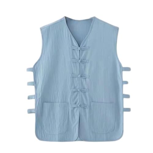 Gilet vintage homme brodé style chinois aux finitions soignées