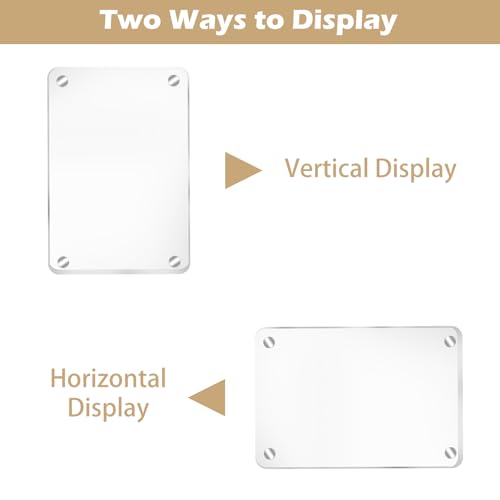 Image of 4Pcs Acrylic Magnetic Personalized Photo Holder, Car Accessories Car Photo Holder Car Visor Clip, Personalized Car Picture Frame, Suitable for Adding Family or Personal Photos