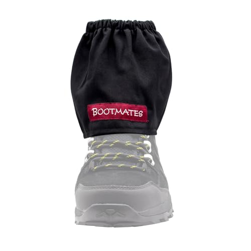 Bootmates Schuh-Überzieher | Gamaschen zum Wandern, Wanderzubehör | Schuh-Stulpen für Garten und Reiten | Arbeitskleidung für Wald, Straßenbau & Handwerk | Galosche kurz | (schwarz)