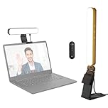 NEEWER BASICS 6W Monitor Light Bar with Stand/Remote/Touch Control, Bi Color Dimmable LED Lamp for Home Office Desk Video Conference Lighting Computer Laptop Webcam Zoom Gaming Streaming Reading, L10
