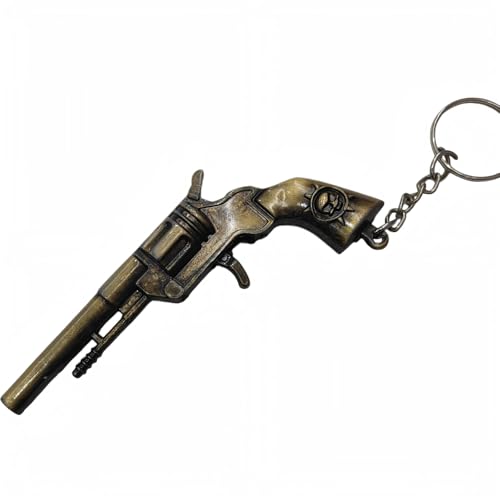 Image of ( 1 PCS Gun Keychaiin Empire Revolver Gun Pistol Shaped Toy Metal Keychain | Gun Keychain For Bikes, Cars, Bags, Home, Cycle For Men And Women(Z48)