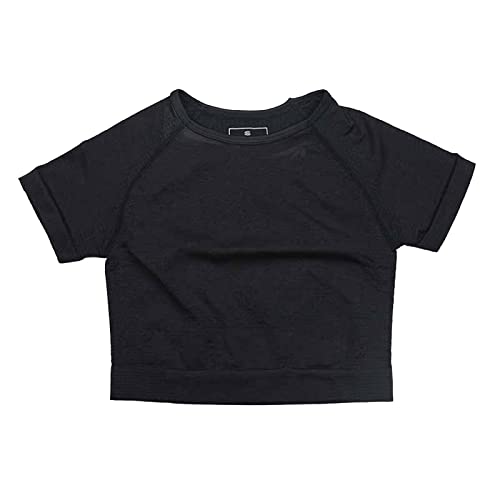 Roupas de treino para mulheres 2 peças com nervuras sem costura crop tank cintura alta conjuntos de