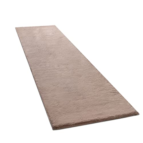 Paco Home Hochflor Teppich Wohnzimmer Schlafzimmer Shaggy Modern Flauschiger Fellteppich Weich Fell Imitat Kunstfell Einfarbig… – Ansicht 5