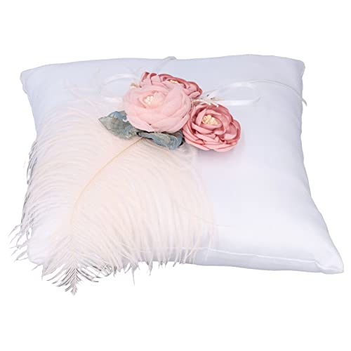 aqxreight Wedding Supplies Cloth Pillow Wedding Pillow Cloth Wedding Cushion Romantic Wedding Supplies for Ceremony Decoration