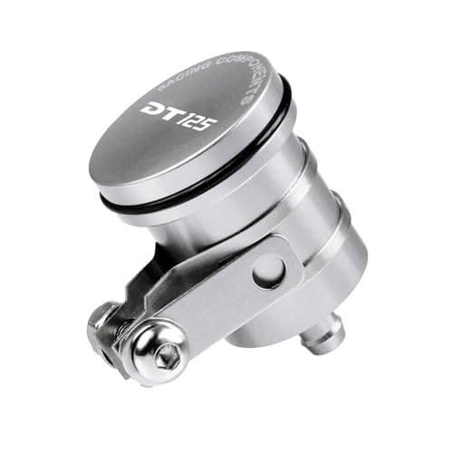Bocal liquide de frein moto en alu argent pour Yamaha DT125