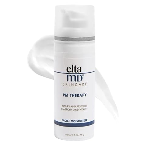 EltaMD PM Therapy Facial Moisturizer, Antioxidant, Peptide and Ceramide Blend, Oil-free, Dermatologist-Recommended, 1.7 oz Cover