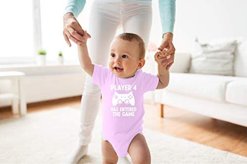 Player 4 Has Entered The Game - Funny Baby Essentials Bodysuit - Baby Clothes Newborn Romper2