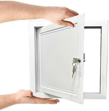 Metal Wall Access Panel with Lock & Key - 16x30in Drywall Service Door ...