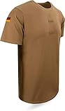 normani Bundeswehr Tropen T-Shirt Unterhemd Khaki mit Hoheitsabzeichen Farbe Beige Größe 7