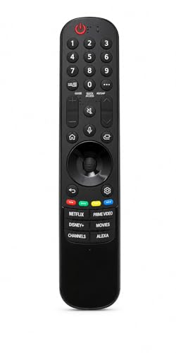 Image of LG TV Remote Compatible with LG Magic Smart WebOS 4K UHD OLED LED TV Models MR21GA MR22GA MR23GA MR24GA AKB76036207, Non-Voice Replacement Remote Control, LED 704 NVC