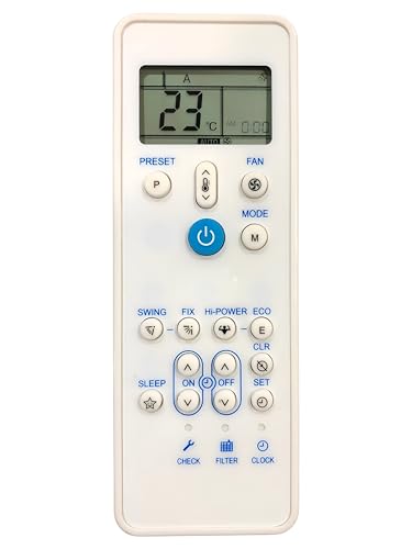 Image of Upix AC Remote No. 212 (No Backlight), Compatible /Replacement for Carrier AC Remote Control (Exactly Same Remote Will Only Work)