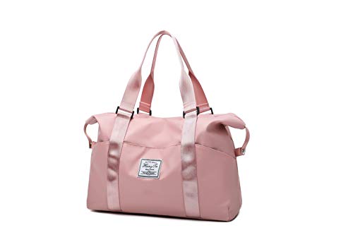 Sports Gym Yoga Training Bag,Womens travel bags, weekender carry on for women, workout duffel bag, overnight shoulder Bag fit 15.6