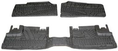 2007-2013 Jeep Wrangler 4Door Front and Rear Slush Mats-3 Piece Set OEM
