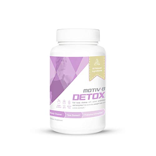 Motiv-8 Detox, Body Cleanse Probiotic Enzyme Supplement, Reduce Toxins, Weight Management, 90 Capsules