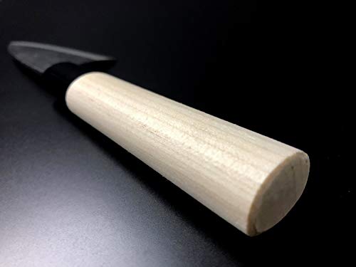 有次 包丁 出刃 ヒラキ 105mm 日本製 白鋼 築地 ARITSUGU 朴の木柄 有次で名入れ 対応 6枚目