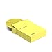 Boie USA Antimicrobial Loop Body Scrubber - Soft Silicone-Like Exfoliating Shower Scrubber, Body Cleansing Brush - Hang-to-Wall Loofah Replacement - Body Exfoliator for All Skin Types - (Yellow)