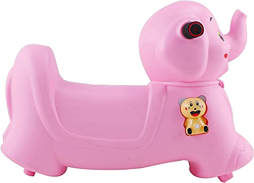 Image of Popo Toys Murphy Rocker (Pink)| Rocker for Kids Birthday Gift for Kids /Boys /Girls /Rocker with Musical & Lightning Toy | Cute Character, (MT028)