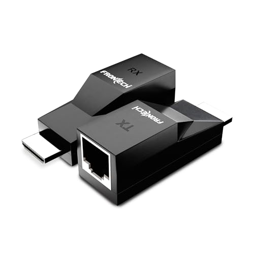 Image of Frontech HDMI Extender 30M | Full HD 1080p@60Hz | HDMI Over Cat5e /Cat6 | Plug & Play | No Power Required | Wide Compatibility | 2 Year Warranty (NC-0080)