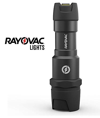 Rayovac Virtually Indestructible LED Flashlight, 300 Lumen Waterproof Tactical Flashlight - Super Bright
