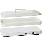 吉井電気 IHホットプレート IH機能付き 卓上コンロ 2WAY ナノセラミック コンパクト 薄型 高加熱 IH対応 グリルプレート 9段階切り替え お手入れ簡単 丸洗い 90分タイマー 自動O...