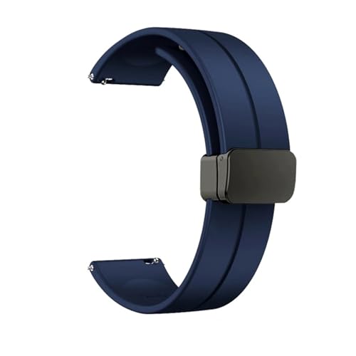 LYBELIRH Casio Swordfish MDV-106 MDV106 MDV-107 MTPVD01 Ή Water Ghost VREHb`Xgbv 5374 Xgoh 22mm o[X|[cEHb`oh(Blue-black)