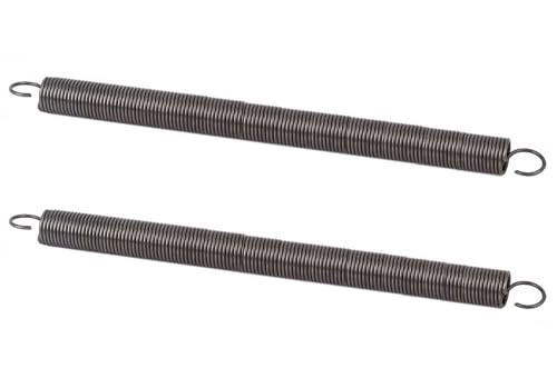 5x Zugfeder mit Haken 40 80 100 120 200mm Öse Stahlfeder Zugfedern