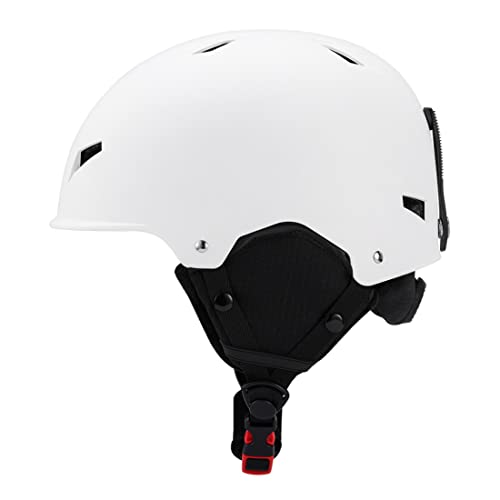 Casque de neige coupe-vent blanc pour vos sessions de ski en plein air cet hiver