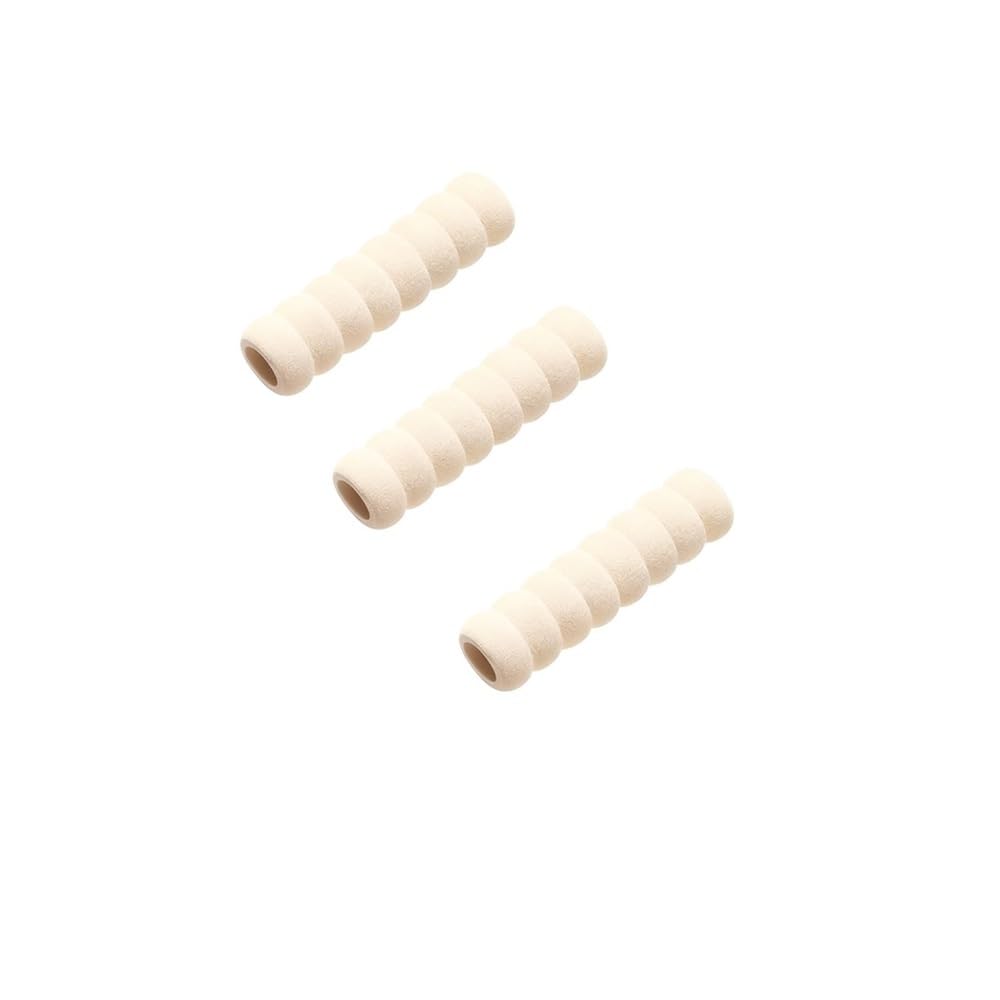 TIANSHENGQI 3Pcs Spiral Foam Door Handle Cover - Elastic Anti-Collision Doorknob Guard for Home Safety & Decor(3pcs Beige)
