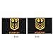 Coat Of Arms Of Germany German Car Flag Window Clip Flag 18 X 12 Inch Polyester Double Side Printing Uv Protection Vivid Color For Car Truck Decoracion (Not Including The Flagpole)