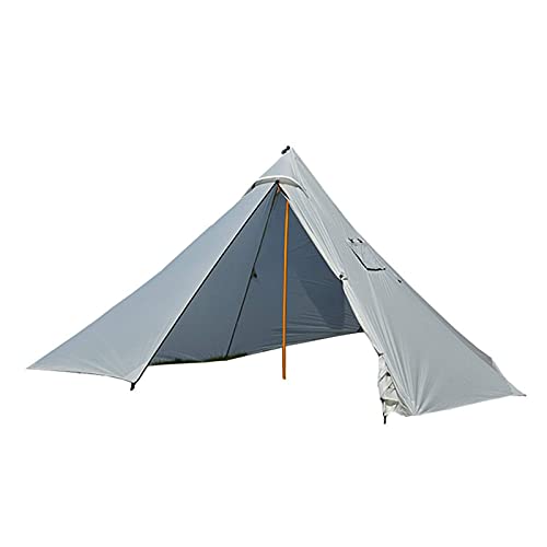 WYFX Outdoor Ultralight Campingzelt, 4 Mann Festivalzelt,pyramiden Spire Zelt mit 160cm, Campingzelt für Bergsteigen Wanderreisen Cover