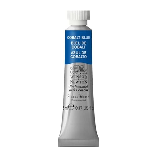 Winsor & Newton Professional Water Colour Paint, 0.17-oz Tube, Cobalt Blue