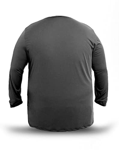 Camisa Térmica Segunda Pele Plus Size Adstore Proteção Uv+50 Cinza (G1)