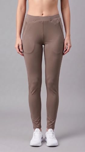 Image of Mehrang Stretchable Yoga Pants for Women & Gym Pants for Women Workout with Mesh Insert & Side Pockets