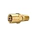 Dixon Valve 1838148K, Reusable Male Fitting, Brass, 1/2in (Pack of 14 pcs)