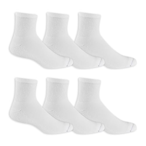 Dr. Scholl's Mens Diabetes & Circulator - 4 6 Pair Packs Non-binding Comfort And Moisture Management Sock, White, 7-12 US