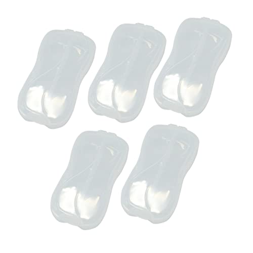 Milisten 5 Piezas bebé cubiertos casos cucharas cuchara de pequeño cuchillería curvo cajas de almacenamiento de cubiertos contenedores de cubiertos páginas
