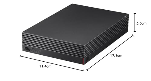 バッファロー HD-EDS4U3-BE パソコン&テレビ録画用 外付けHDD 4TB