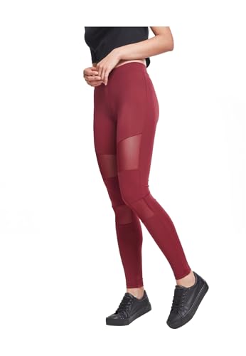 Urban Classics Damen Ladies Tech Mesh Leggings Leggings, Port, S