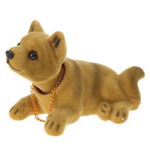 車の装飾品首振り犬人形車のダッシュボード寝室の家の装飾子犬自動車インテリアアクセサリー子供のおもちゃのギフト首振り犬