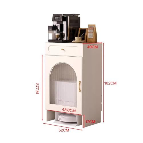 Mesa lateral de sofá con espacio para máquina barredora 3