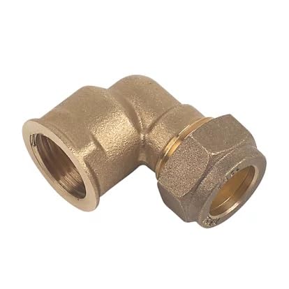 Shirenock Women's Shows In Picture Compression Adapting 90° Elbow 15Mm X 1/2", Fully Recyclable, 1 In Pack