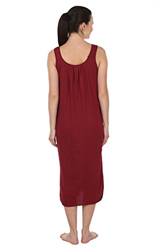 Image of BLAZON Women's Cotton Hosiery Solid Maxi Dreams Nighty Slip