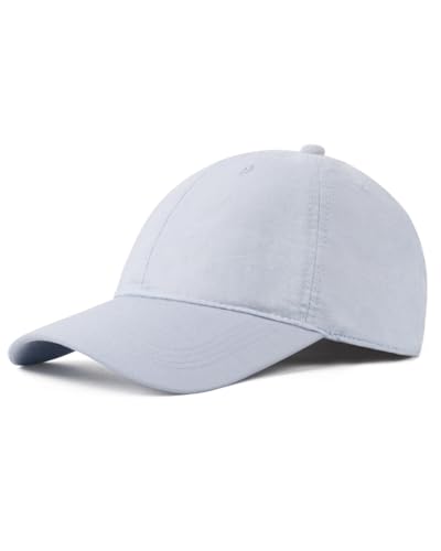 Image of Zylioo Oversize XXL Linen Baseball Cap,Extra Large Breathable Dad Hat,Soft Crown Golf Cap for Big Heads 23 inch-25.5 inch