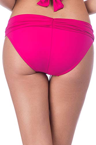Image of La Blanca Women's Island Goddess Shirred Band Hipster Bikini Bottom
