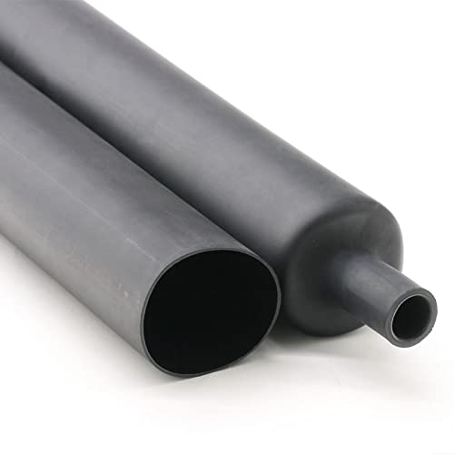 WÜRTH 0771 750 037 Wärmeschrumpfschlauch gelb 12,7 / 6,4 mm Länge 5 m, 9.49