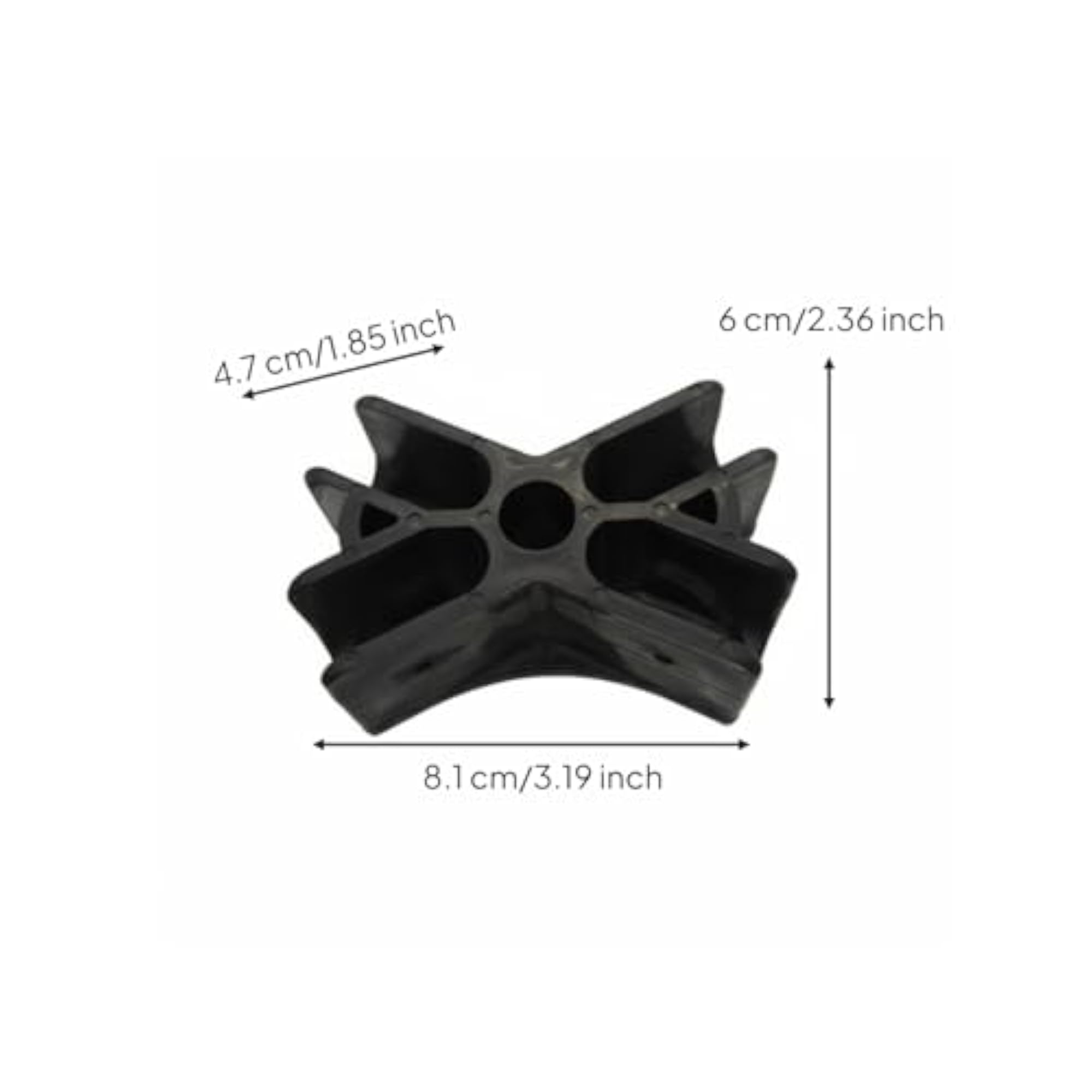 Replacement Oval Tube Connector for Camping Wagon