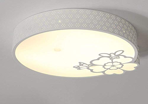 Lampe LED de plafond extérieure au design circulaire chic et lumière chaude haut de gamme