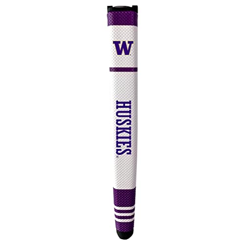Team Golf NCAA WASHINGTON Golf Putter Griff Team Golf NCAA Golf Putter Griff (mehrfarbig) mit abnehmbarem Ballmarker, langlebig, breiter Griff und einfach zu kontrollieren
