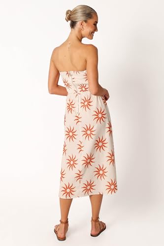 Petal & Pup Women's Ryder Strapless Midi Dress3